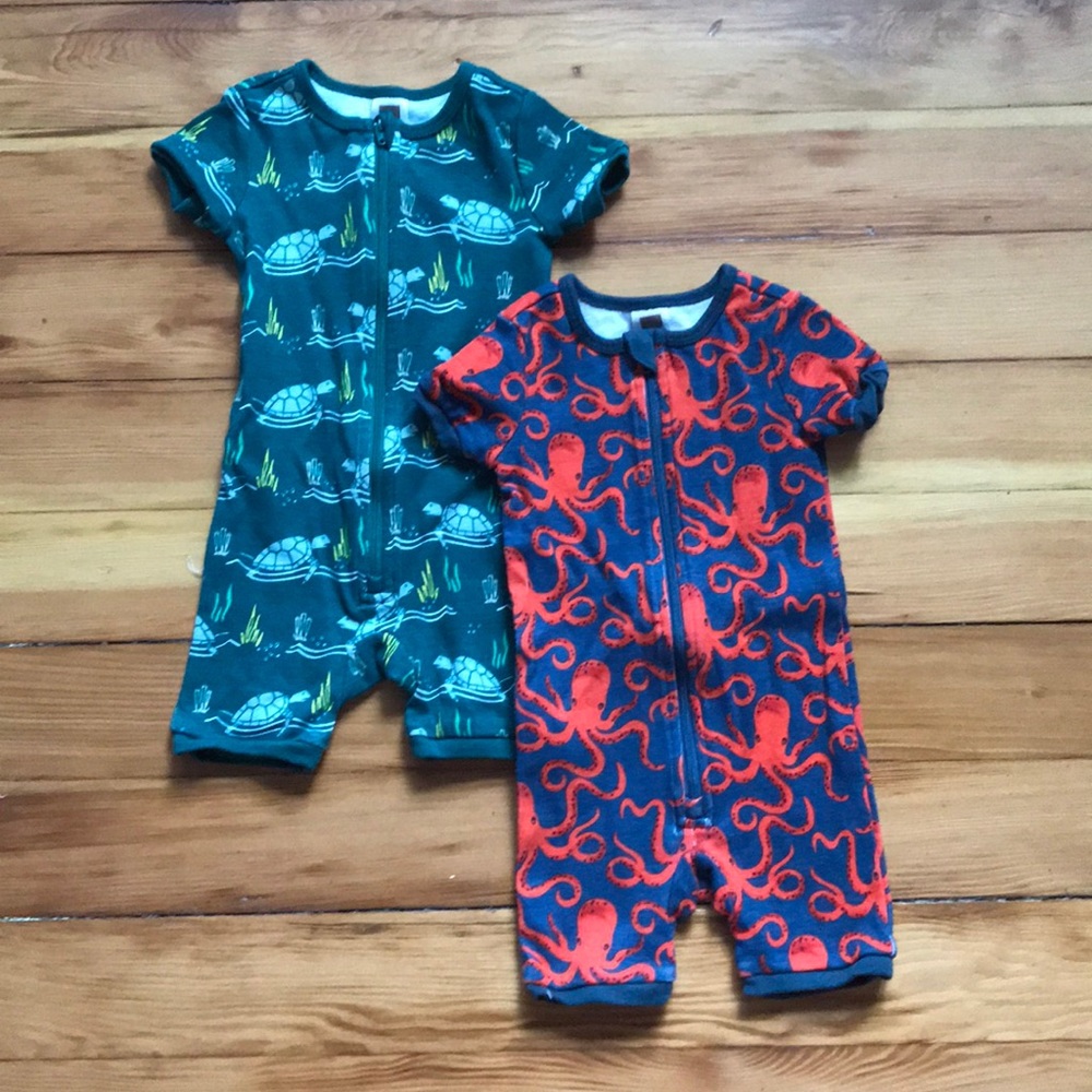Tea Collection Short Sleeve Baby Pajamas - 12-18mo